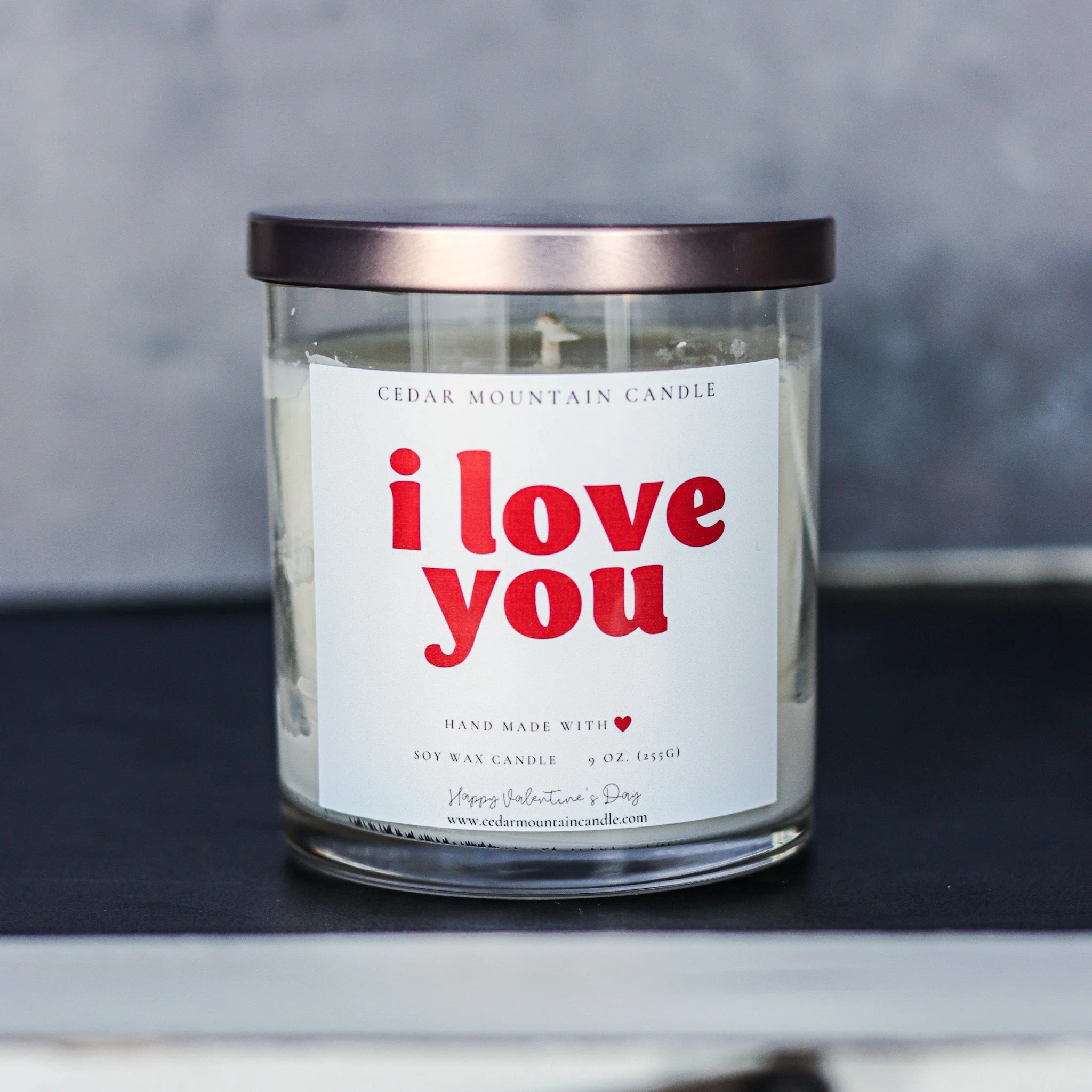 High-Grade I Love You – Valentine 39 s Day Soy Candle – 9 oz Whiskey Glass Jar – Choose Your Scent Lightweight