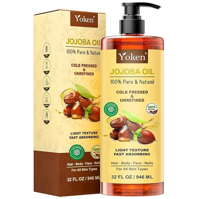 Fast Yoken 32 fl oz Pure Jojoba Carrier Oil Modern
