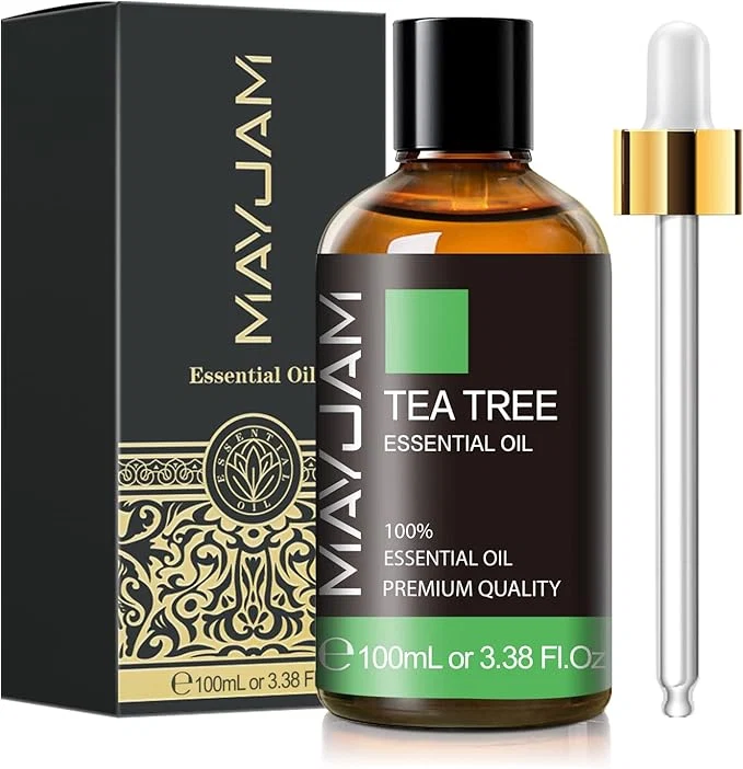 Easy-to-Use Tea Tree Essential Oil for Diffuser MAYJAM Pure Essential Oils Huge 3.38FL.OZ Responsible