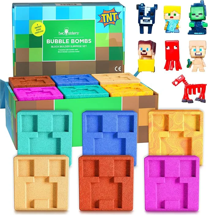 Original TNT Creeper Bath Bombs for Kids Practical
