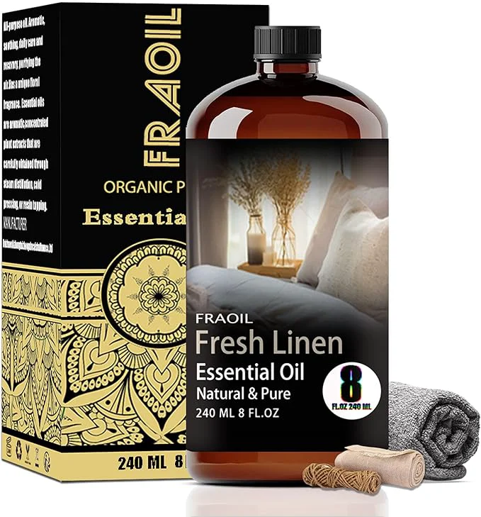 High-Performance Fresh Linen Essential Oil 8 Fl Oz 240ML Elite