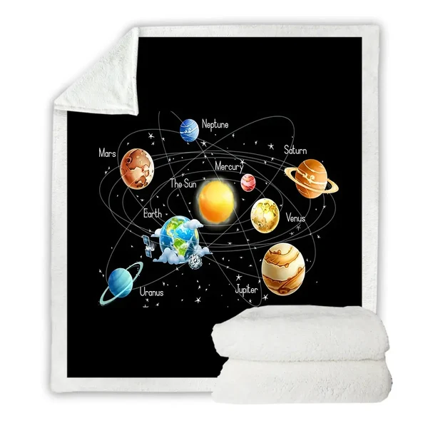 Superior Space Throw Blanket Fast
