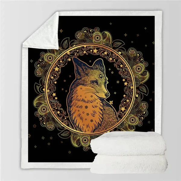 Original Fox Throw Blanket Breathable