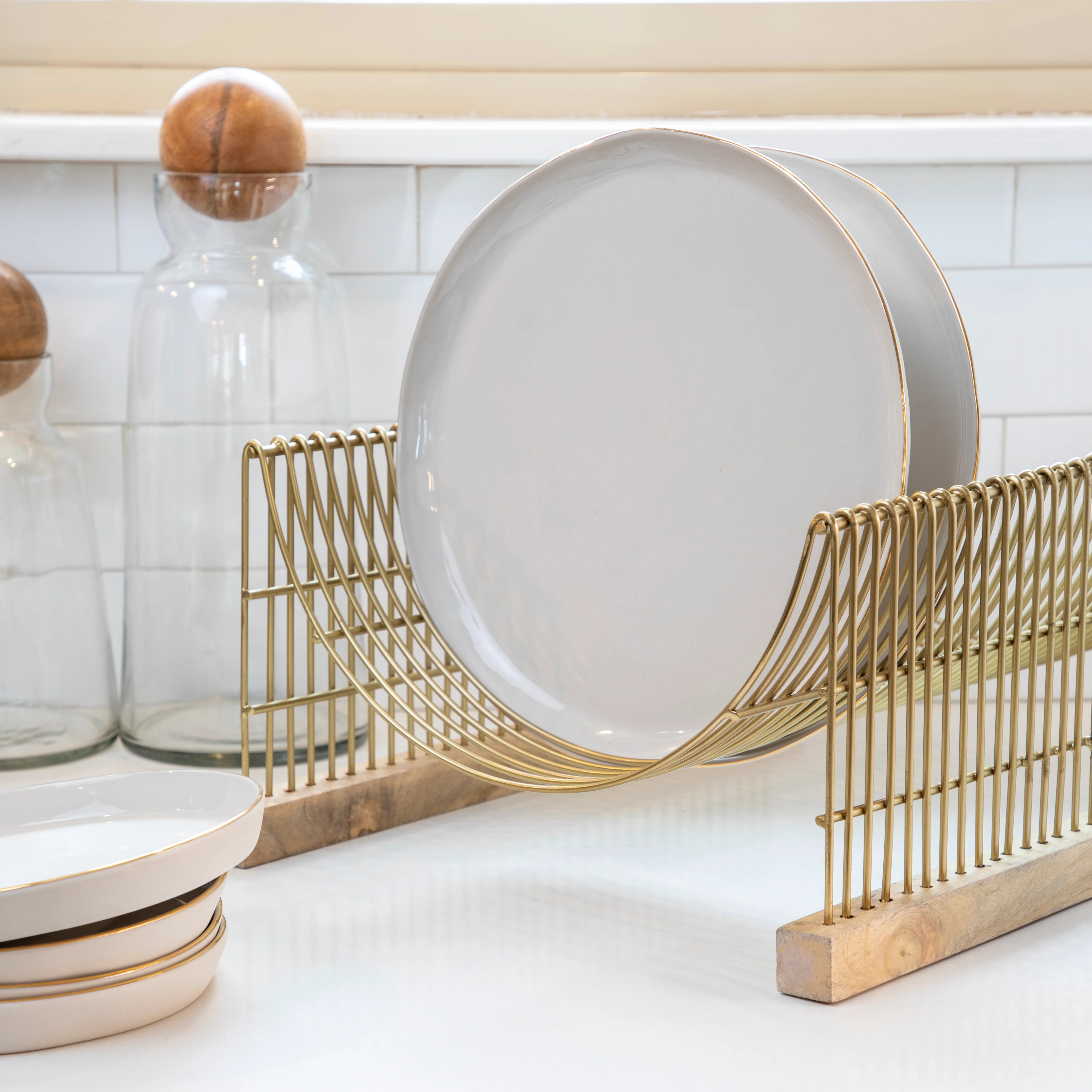 Stylish Leo Dish Drying Rack Exceptional