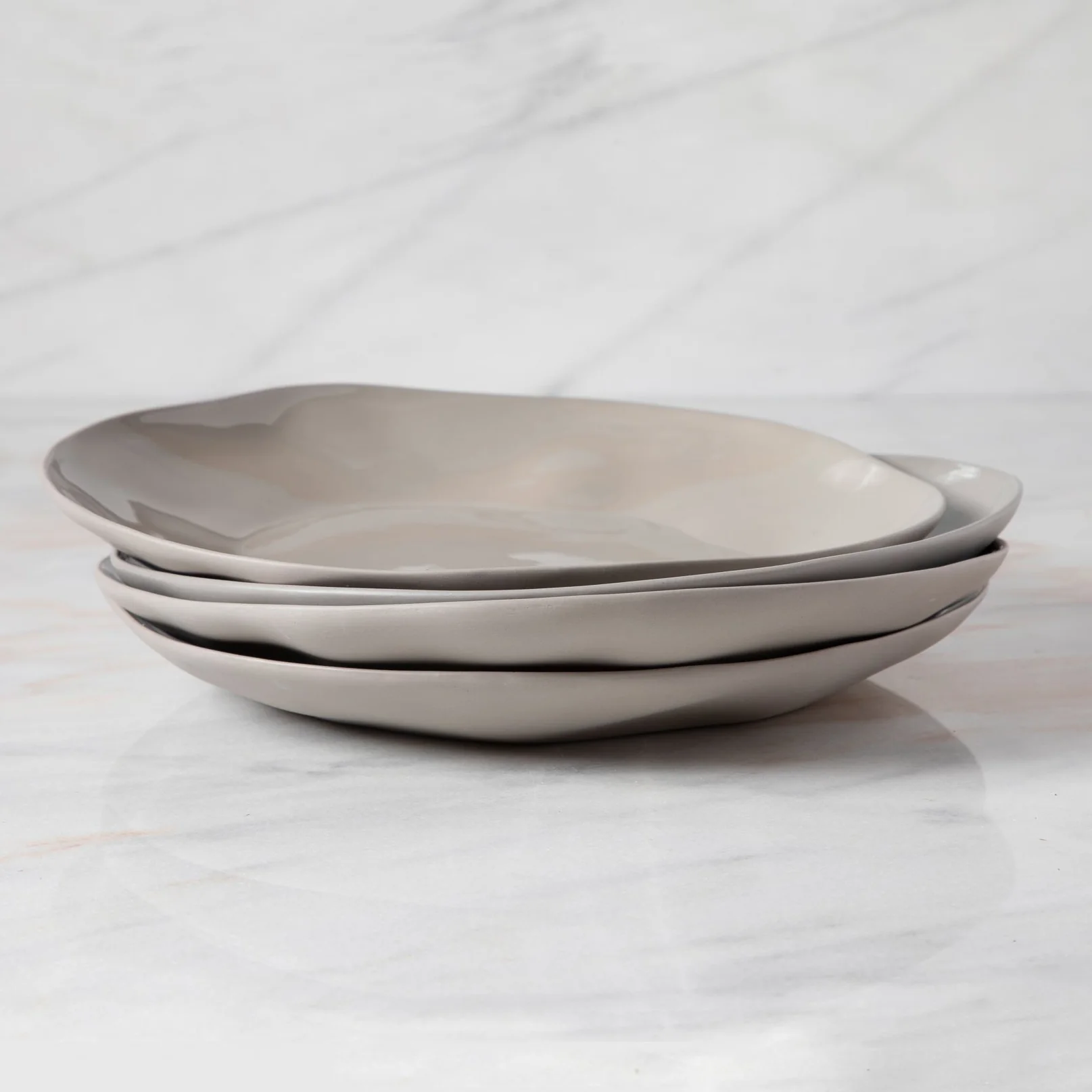 Quality Tam Stoneware Dinner Plate Sterling Set of 4 Exceptional