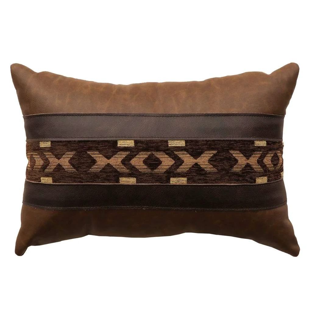 Trendy Hitchin 39 Post Leather Pillow – 12×18 Convenient