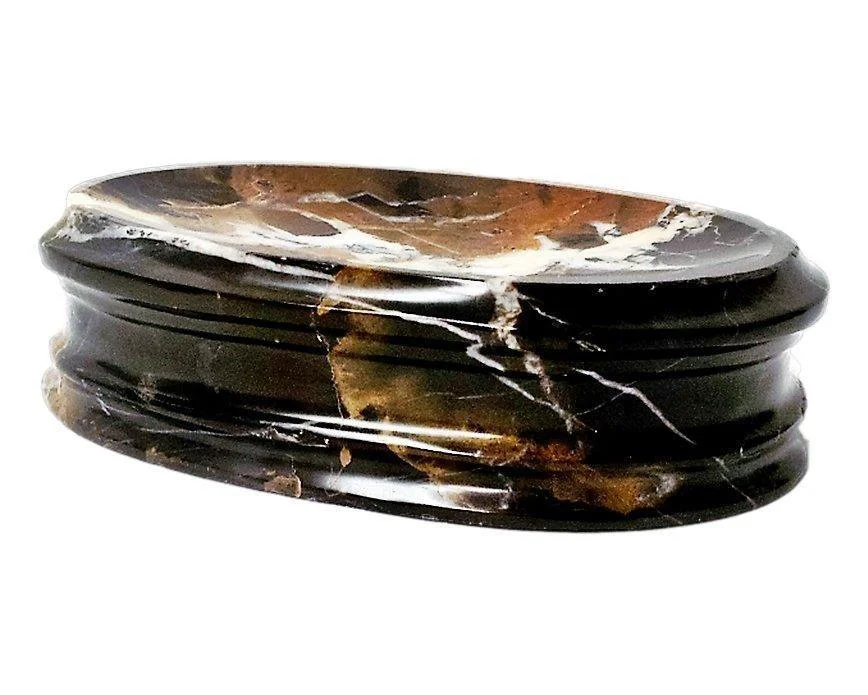 Enhanced Luxury Bathroom Accessories Soap Dish – Michelangelo Marble Elegant