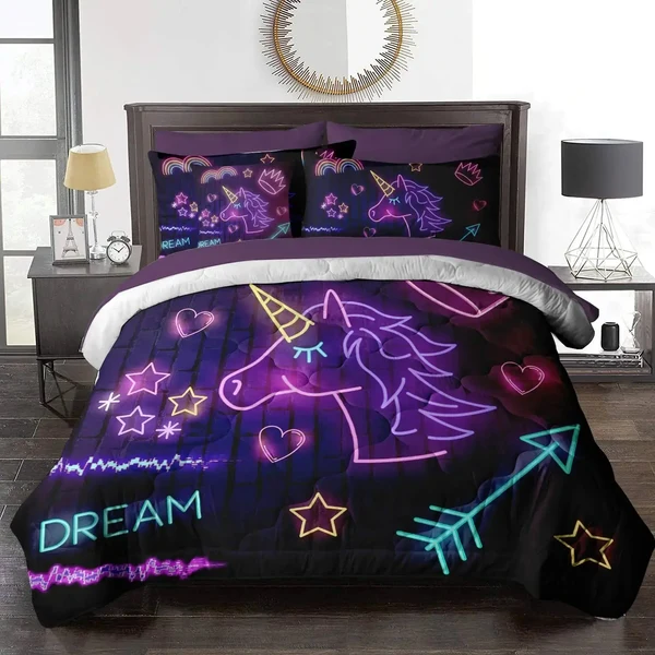 Sophisticated Unicorn Dream Duvet Cover Versatile