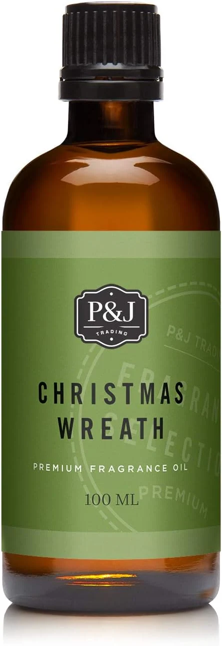 Specialty P J Trading – Christmas Wreath Scented Oil 100ml – Fragrance Oil Smart