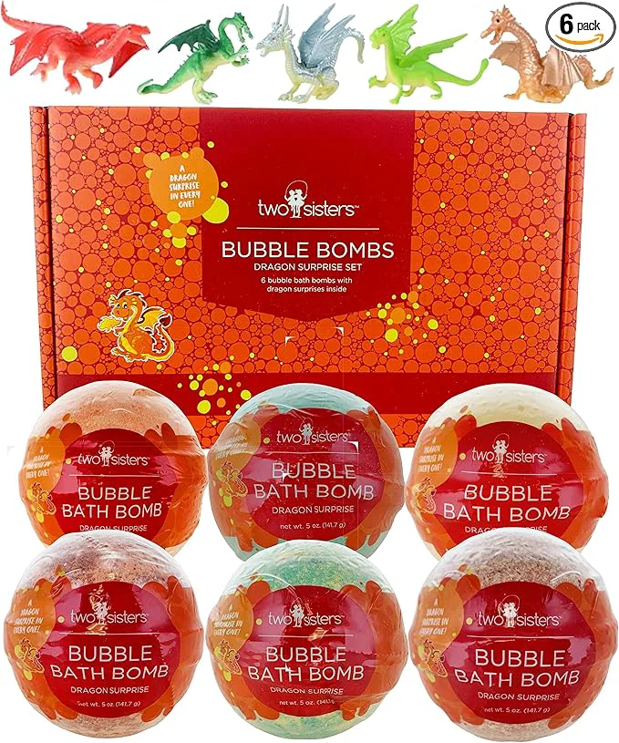 Pure Dragon Bath Bombs for Kids Minimalist