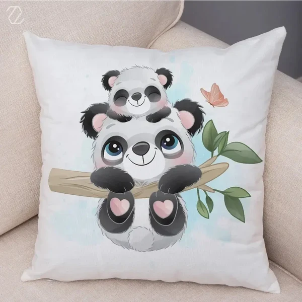 Reusable Panda Cushion Cover Enhanced