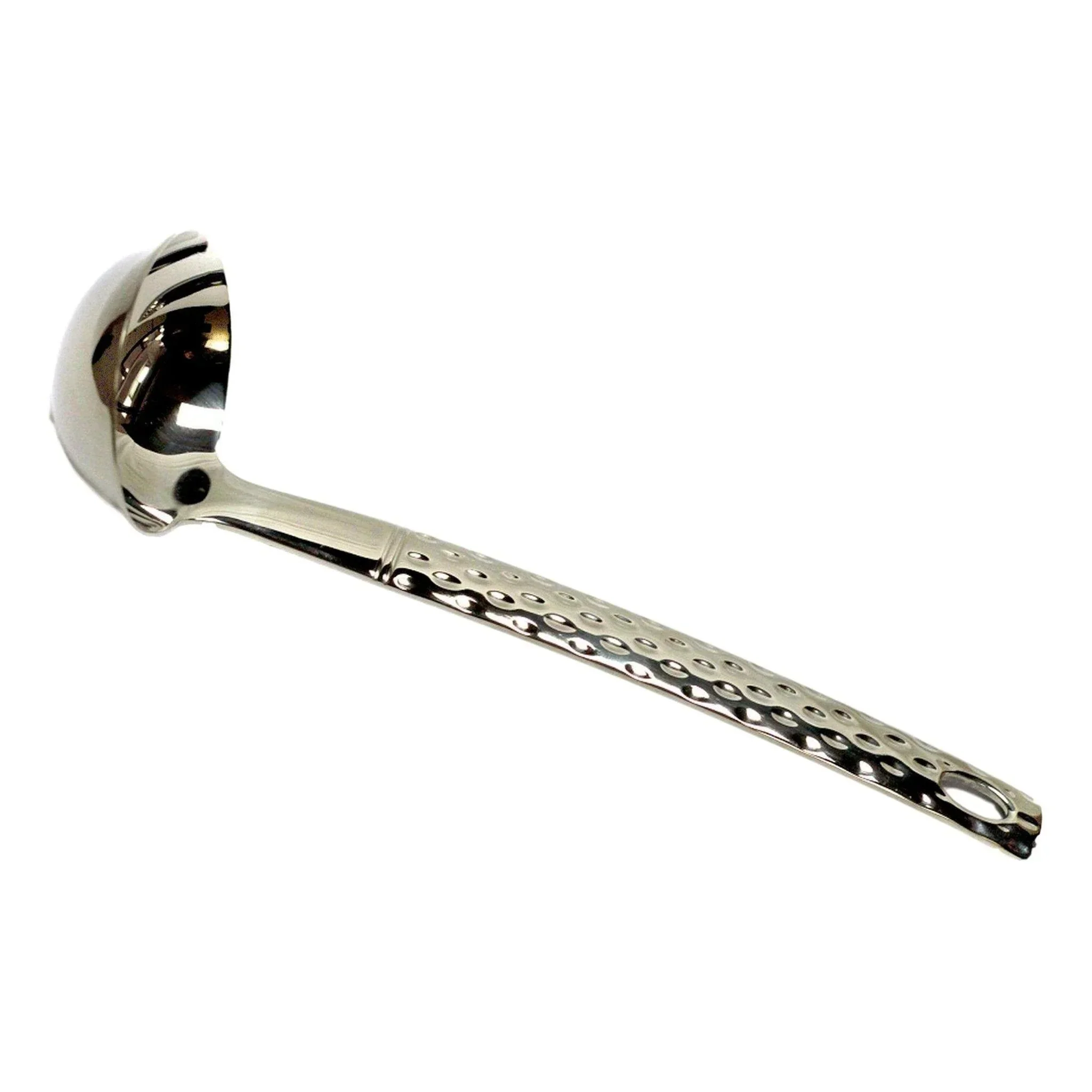 Powerful Gravy Boat Ladle with Hammered Design Handle Dependable