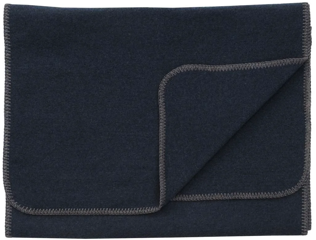 Detailed Solid Midnight Bed Scarf Selected