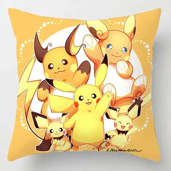 Specialty Pikachu Cushion Cover Organic