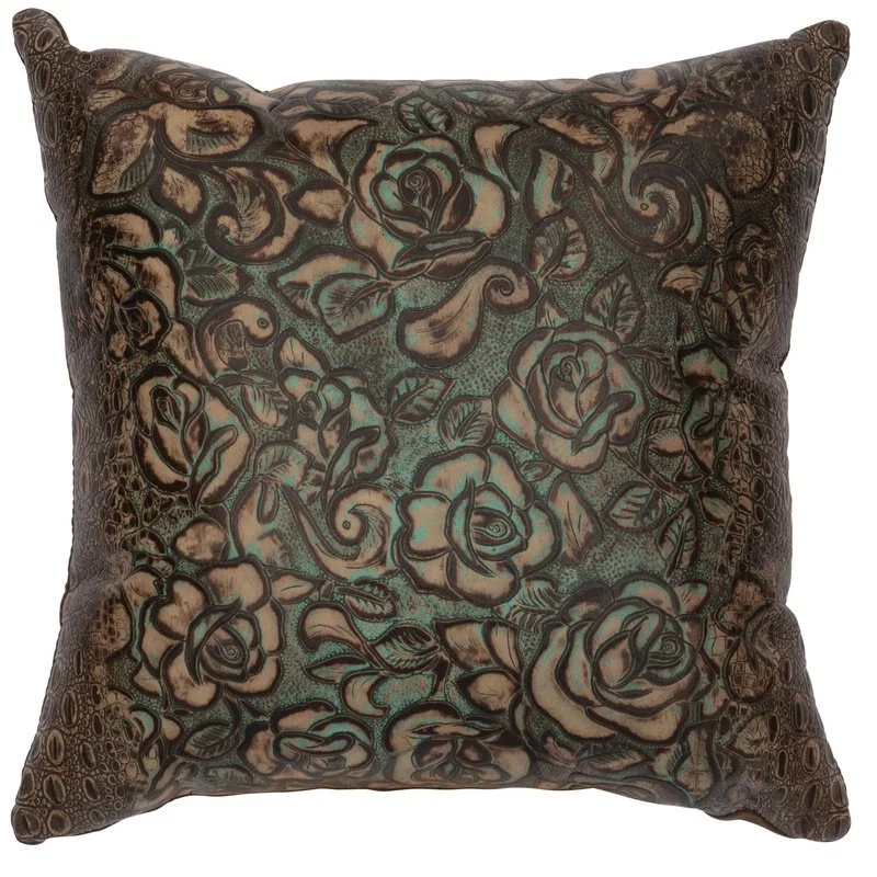 Advanced Sundance Leather Pillow 16 quot x16 quot Quality