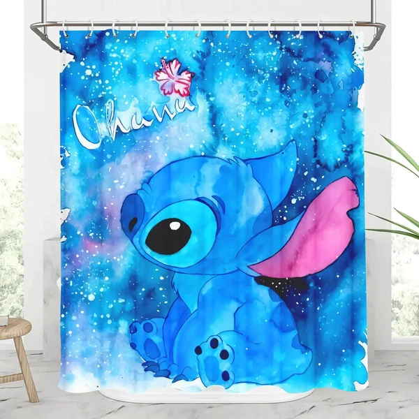 Durable Stitch Ohana Shower Curtain Organic