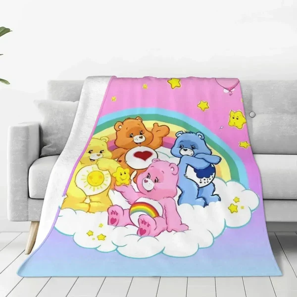 Effective Care Bears Throw Blanket Professional