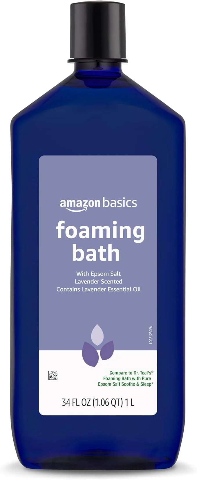 Reusable Amazon Basics Lavender Scented Foaming Bath Refined
