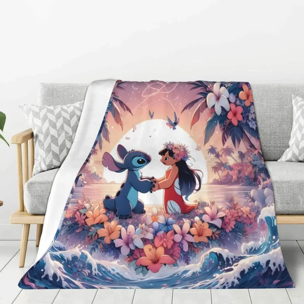 Clean Lilo amp Stitch Throw Blanket Flexible