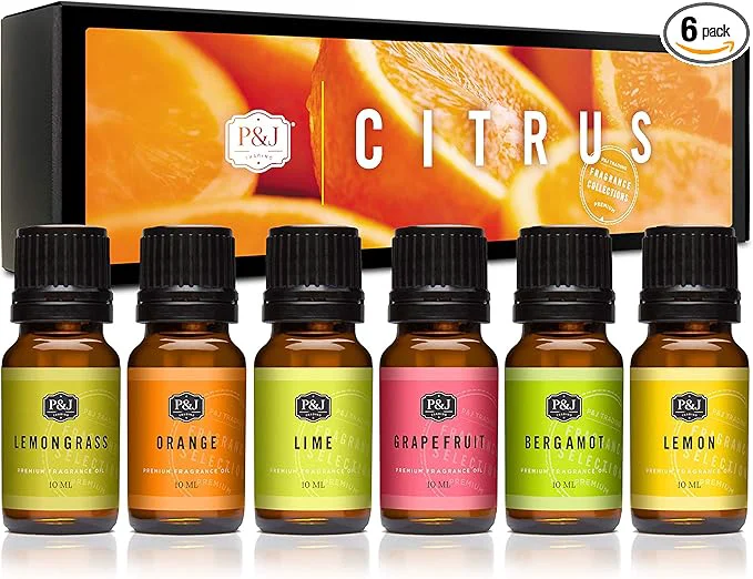 High-Performance P J Trading Citrus Set of 6 Fragrance Oils Outstanding