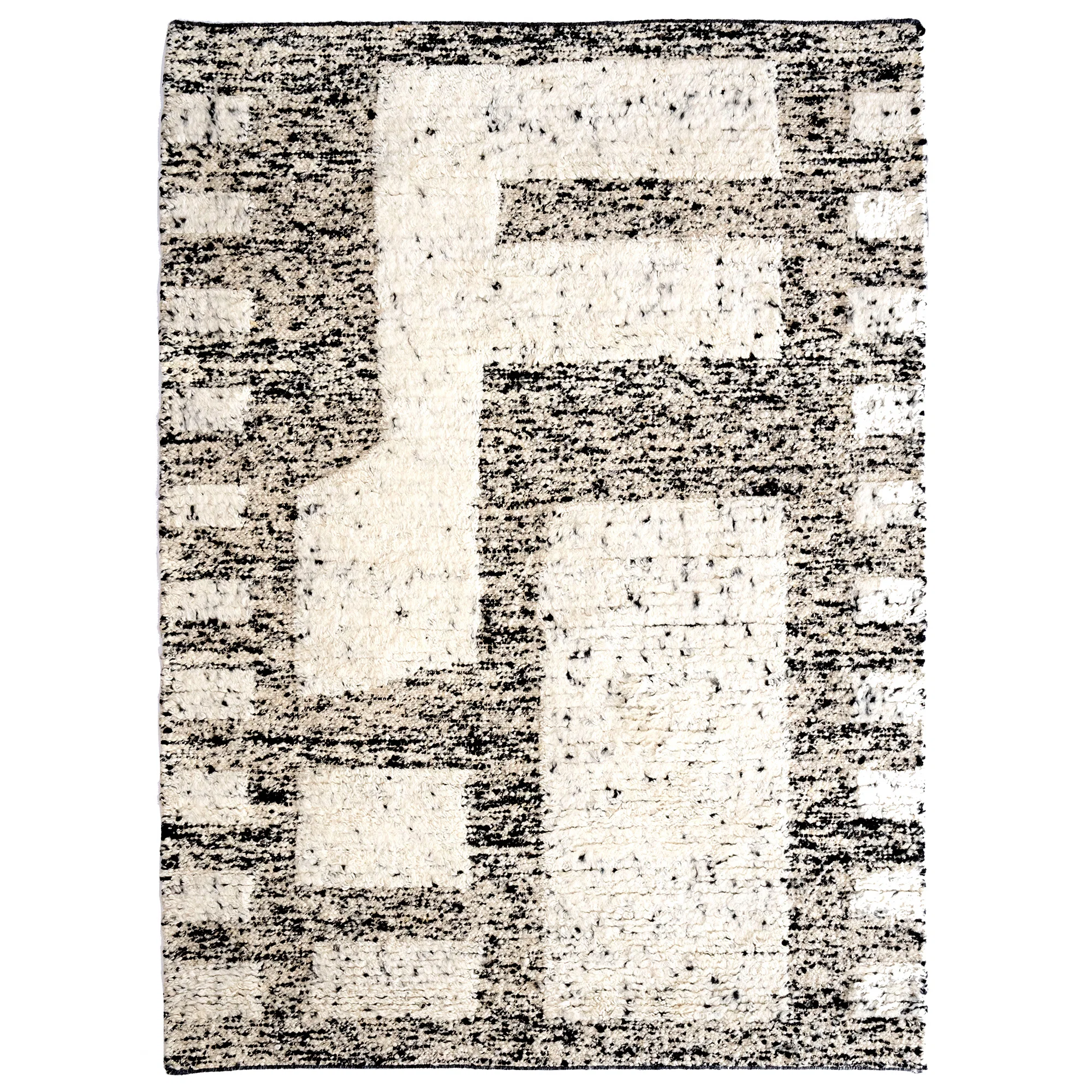 Expertly Made Aria Black White Rug Consistent