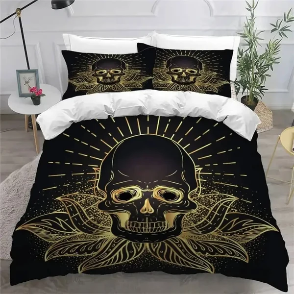 Crafted Gothic Sugar Skull Doona Cover Innovative