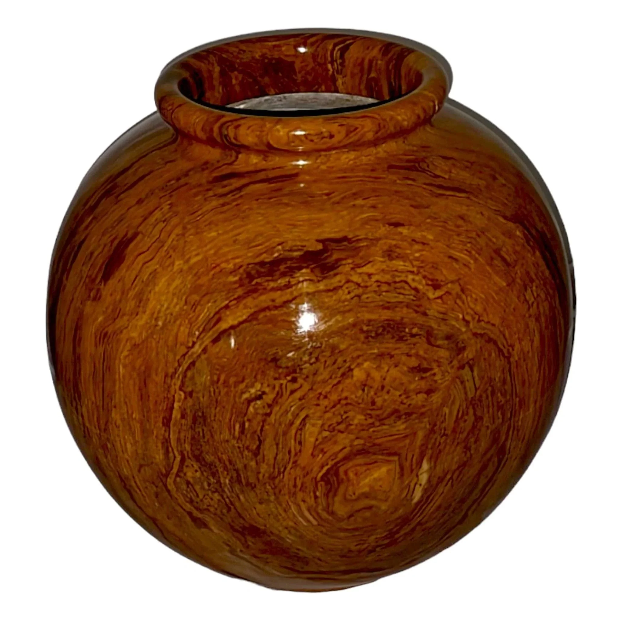 Relaxed Multi Brown Onyx 12 inch Vase Efficient