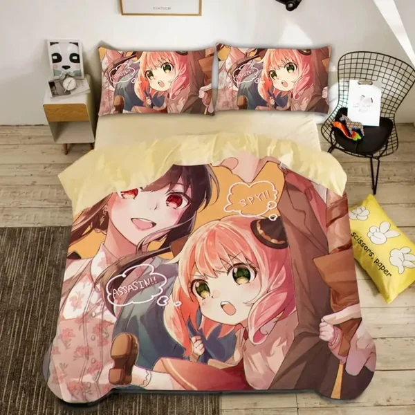 High-Performance Anime Spy X Family Anya Duvet Cover Carefully Designed