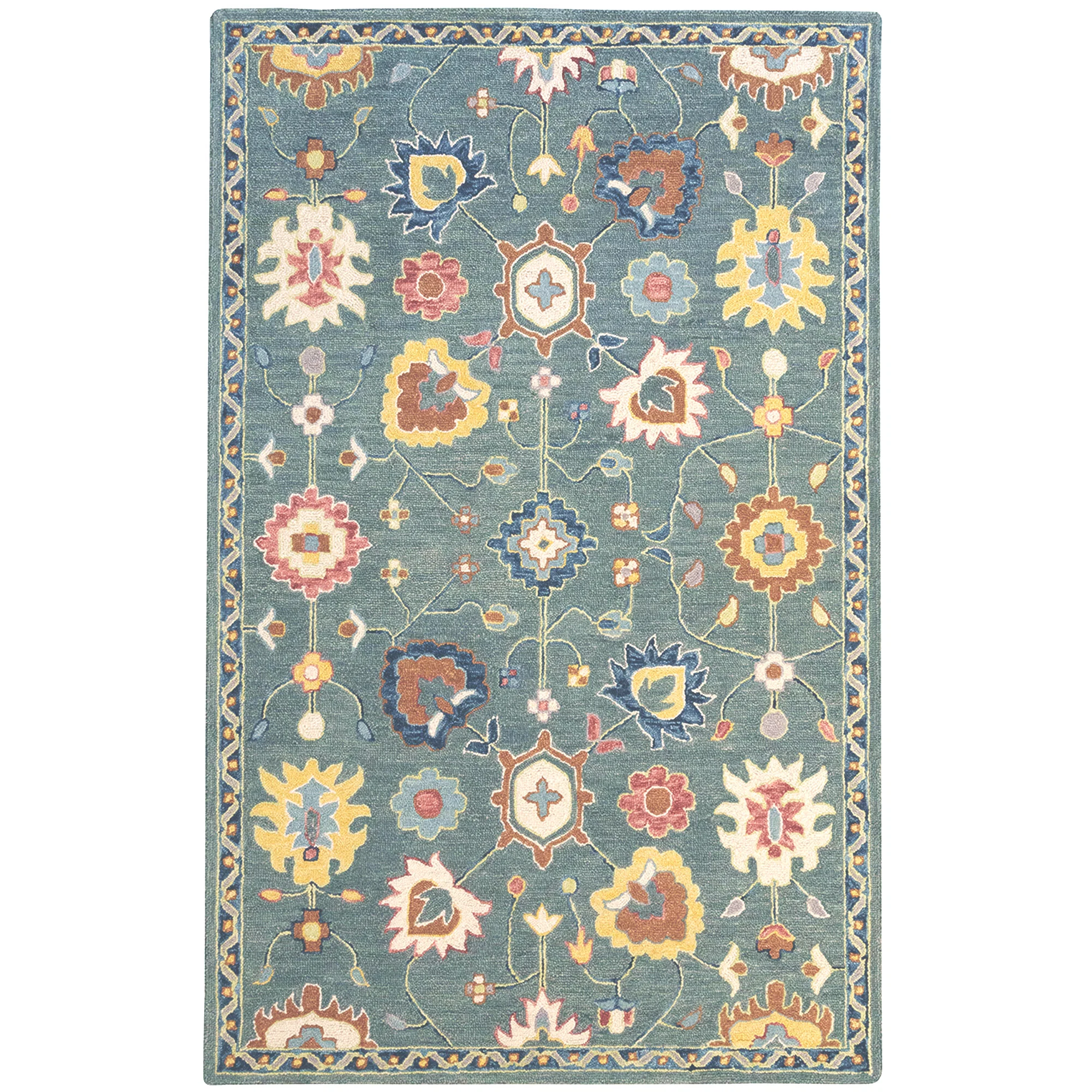 Professional Avanti Rug – Mahal Teal Environmentally Friendly