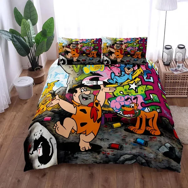 Natural Graffiti Flintstone Doona Cover Exclusive