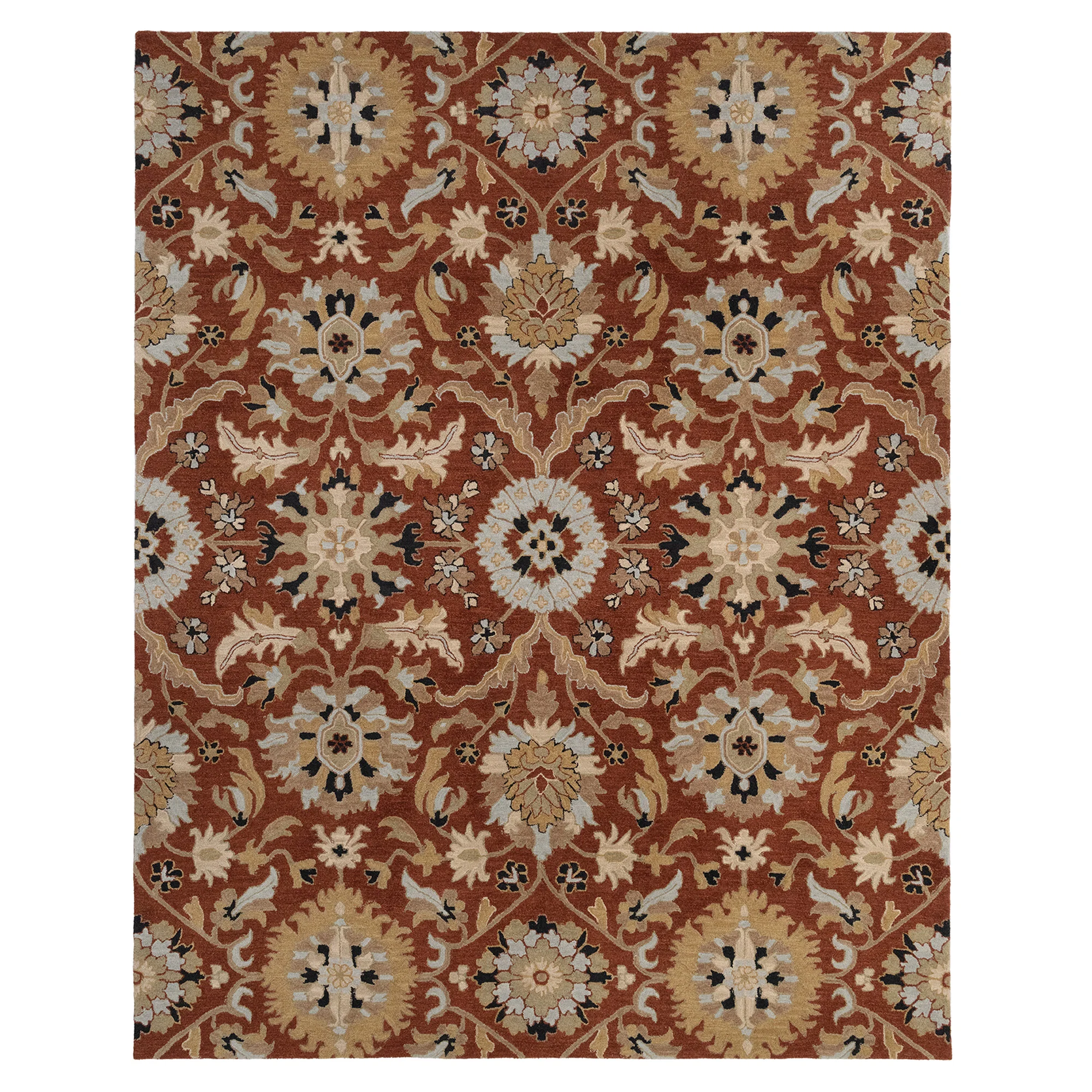 Advanced Azari Rug – Keshan Terra Cotta Secure