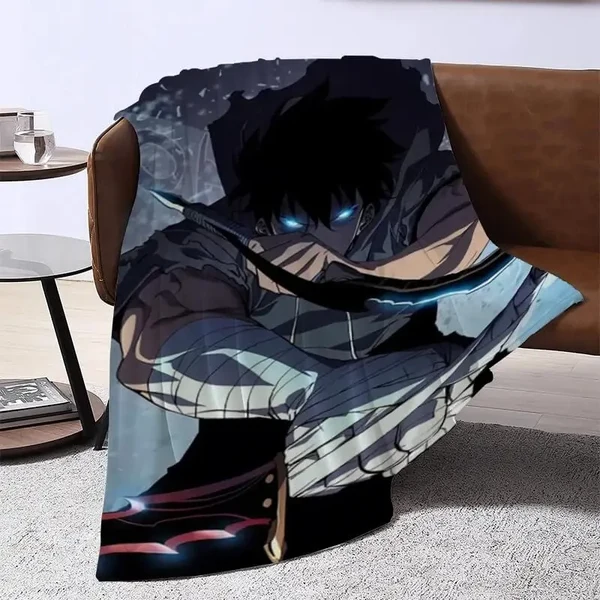 Convenient Solo Leveling Throw Blanket Eco-Friendly