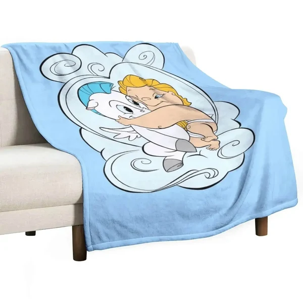 Reusable Hercules amp Pegasus Cartoon Throw Blanket Superior
