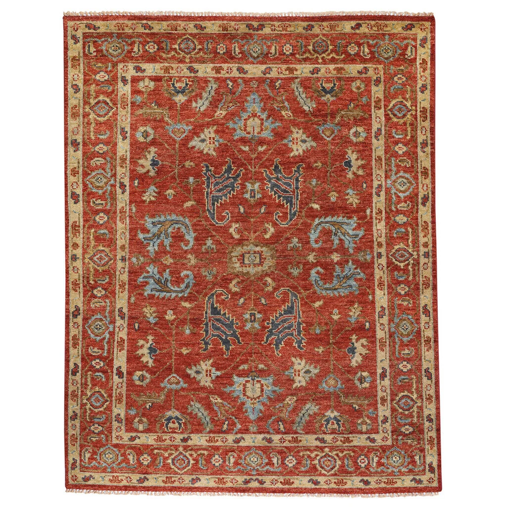 Efficient Charise Rug – Ushak Scarlet Solid