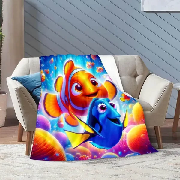 Professional Finding Nemo Throw Blanket Excellent