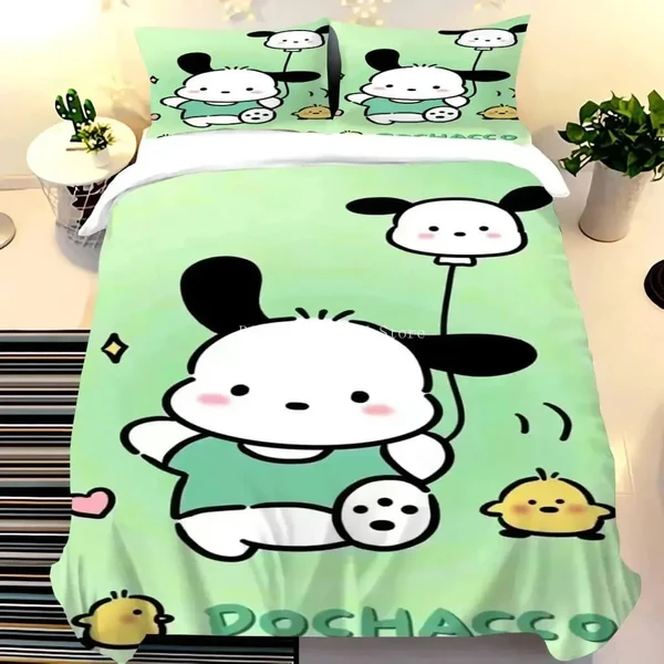 Safe Pochacco Sanrio Cartoon Doona Cover Healthy