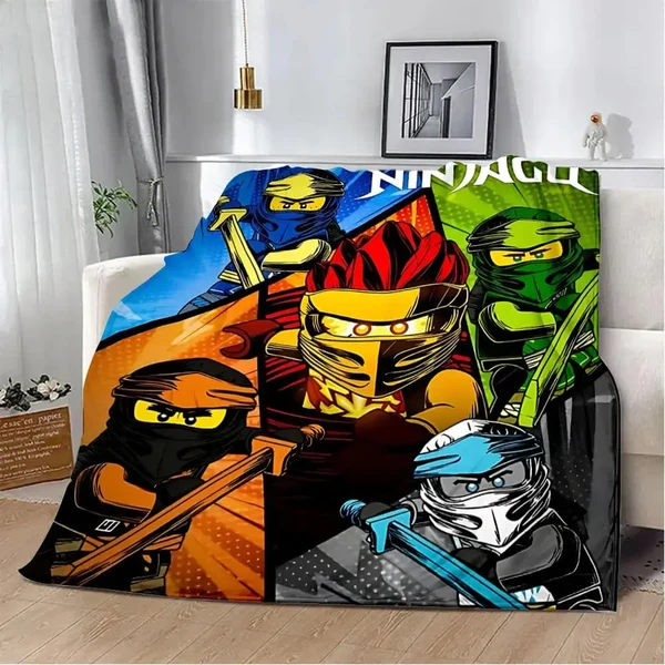 Reusable Ninjago 3D Throw Blanket Fine Crafted
