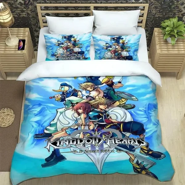 Pure Kingdom Hearts 3D Quilt Cover Secure