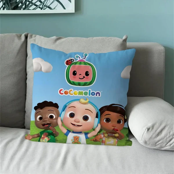Green Cocomelon Cushion Cover World-Class