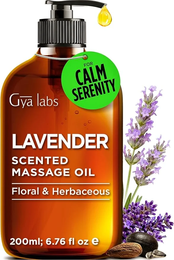 Durable Gya Labs Lavender Massage Oil Sophisticated