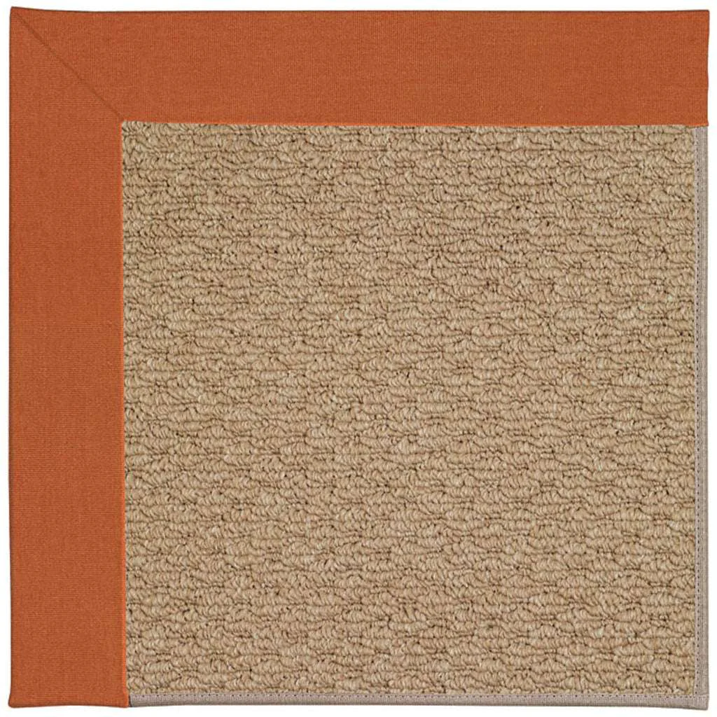 Dependable Creative Concepts Rug – Raffia Canvas Rust High-End
