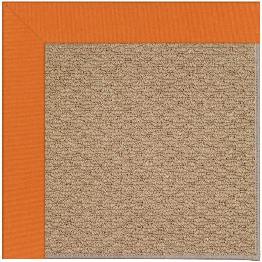 Detailed Creative Concepts Rug – Raffia Canvas Tangerine Trusted