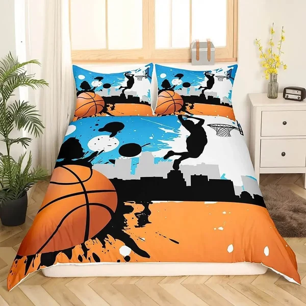 Trendy Game-On Basketball Bed Set for Kids amp Teens Versatile