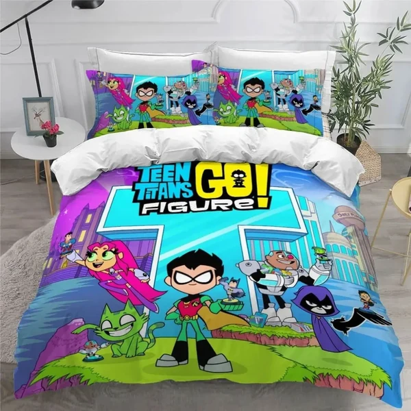 Trusted Teen Titans Go Duvet Cover Superior