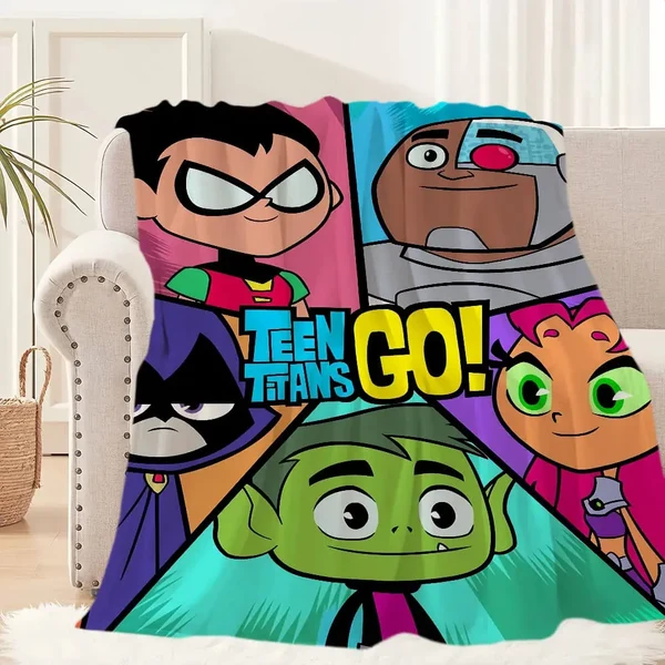 Responsible Teen Titans Go Throw Blanket Top-Quality