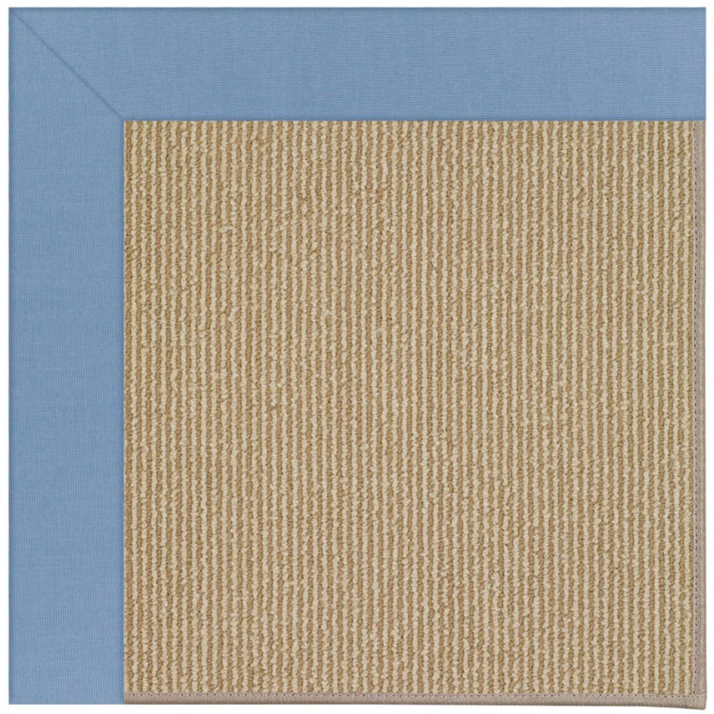 Traditional Creative Concepts Rug – Sisal Canvas Air Blue Outstanding