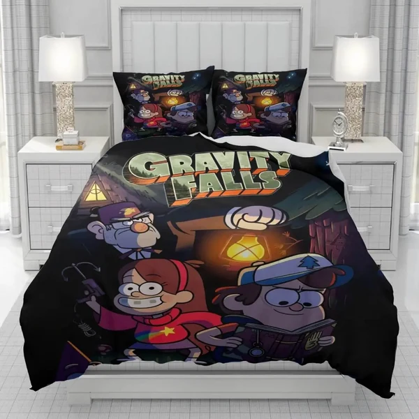 Lightweight Gravity Falls 3D Duvet Cover Verified