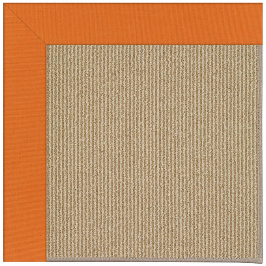 Traditional Creative Concepts Rug – Sisal Canvas Tangerine Proven