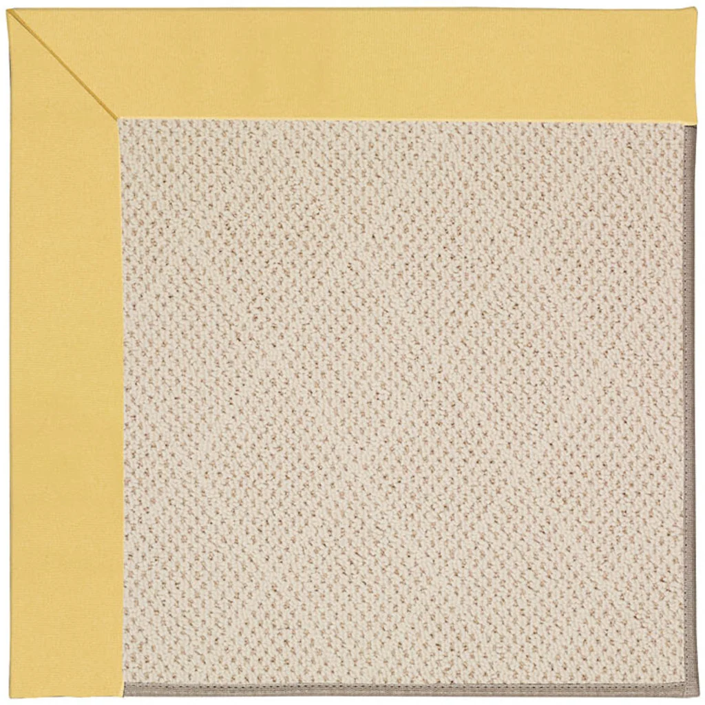 Authentic Creative Concepts Rug – White Wicker Canvas Canary Detailed