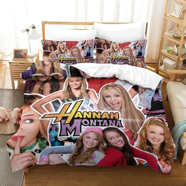Trendy 3D Hannah Montana Quilt Cover Sophisticated